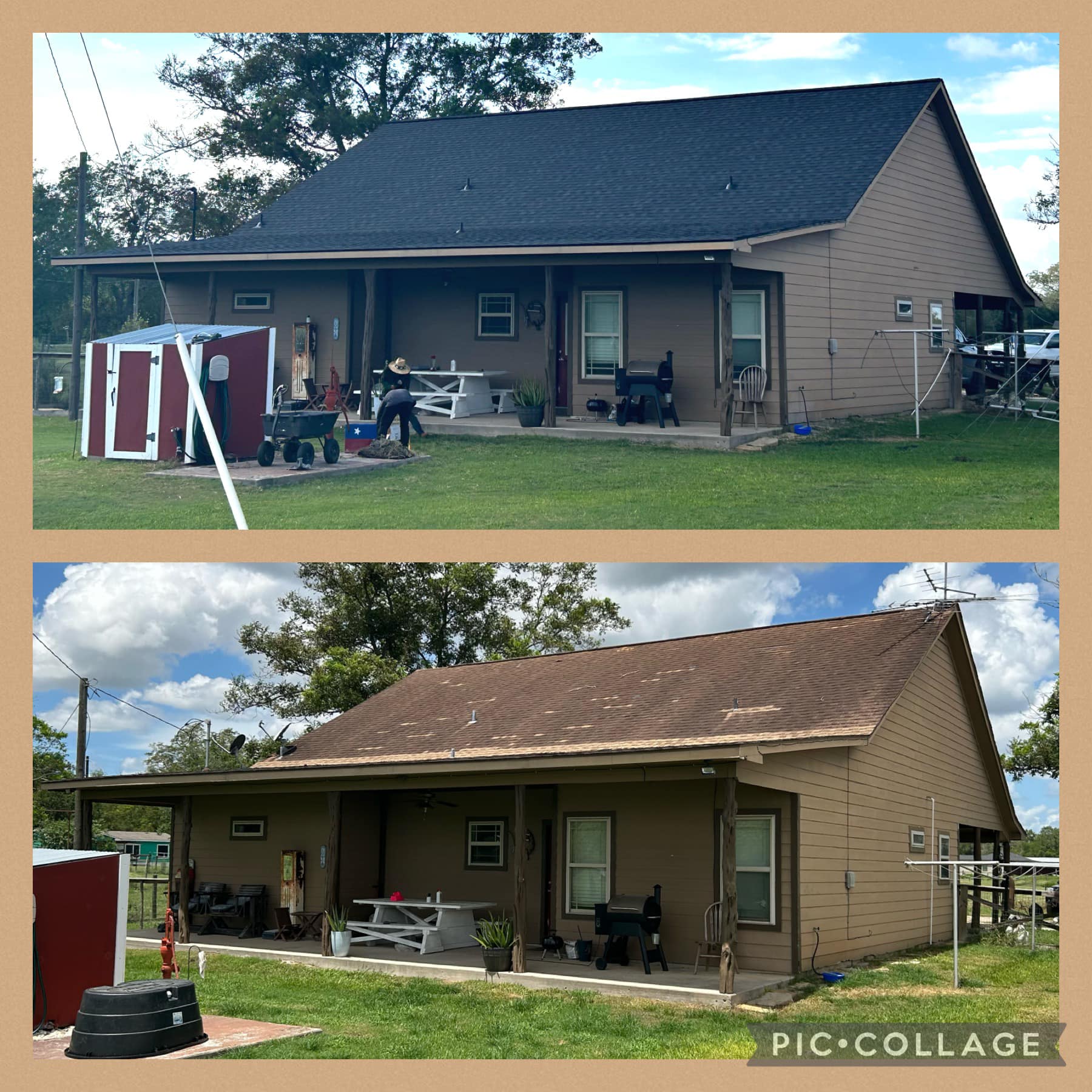 roof troops before n after